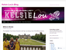 Tablet Screenshot of kelsielou.com